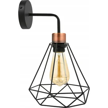 Nástěnné svítidlo Nástěnné svítidlo LEDLUX černé, oranžové E27 40 W