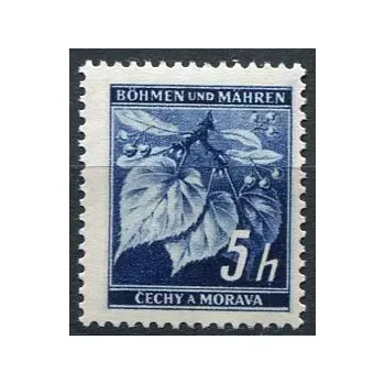Poštovní známka Protektorát Čechy a Morava (1939) č. 20 ** B.u.M. - Lipové listy