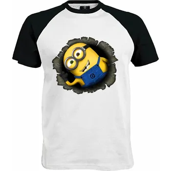 Pánské tričko Tričko Bob | Mimoni Druh: Pánské, Barva: Černo | Bílá, Velikost: XL