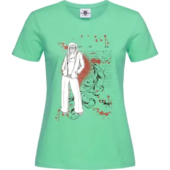 Pánské tričko Tričko Style Druh: Dětské, Barva: Světle Zelená, Velikost: 134-M