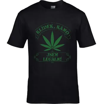 Pánské tričko Tričko Jsem legální Druh: Pánské, Barva: Černá, Velikost: S