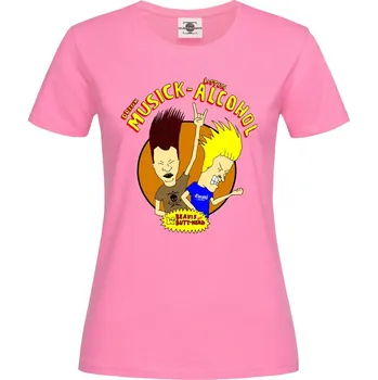Tričko Beavis And Butt-Head | WTF Druh: Dámské, Barva: Růžová, Velikost: M