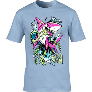 Pánské tričko Tričko Žralok na lovu Druh: Dětské, Barva: Černá, Velikost: M