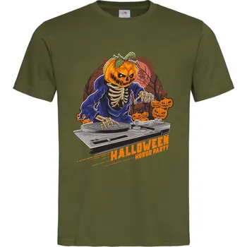 Pánské oblečení Tričko Halloween Horor party Druh: Dětské, Barva: Khaki, Velikost: 110-XS