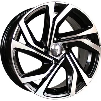 Alu kolo Alu kola Racing Line B5762, 16x6.5 4x100 ET37, černá + leštění