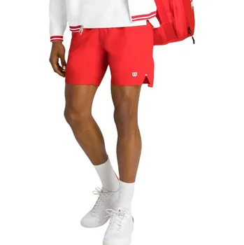 Pánské šortky Wilson Tournament Short V2 7 Unlined Infrared Oblečení pánské: L