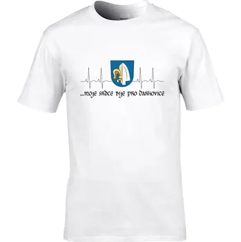 Pánské tričko Tričko ...moje srdce bije pro Druh: Pánské, Barva: Bílá, Velikost: M