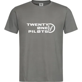 Pánské tričko Tričko Twenty One Pilots Druh: Pánské, Barva: Břidlice, Velikost: XL