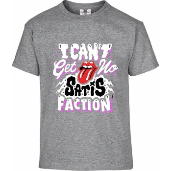 Pánské tričko Tričko I can't get no | Satisfaction Druh: Dětské, Barva: Šedá, Velikost: 122-S