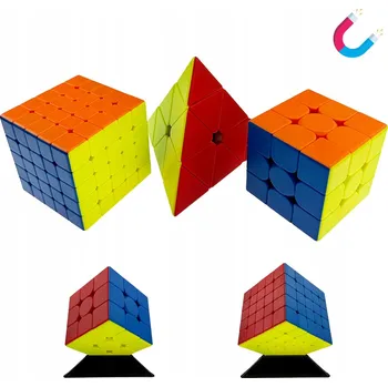 Hlavolam MAGNETICKÁ KOSTKA MoYu SADA 3x3 5x5 Pyramida