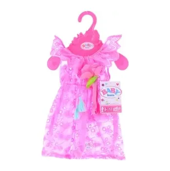 Doplněk pro panenku Zapf BABY born Květinové šatičky pro panenku 43 cm růžová