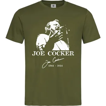 Pánské oblečení Tričko Joe Cocker Druh: Pánské, Barva: Khaki, Velikost: S