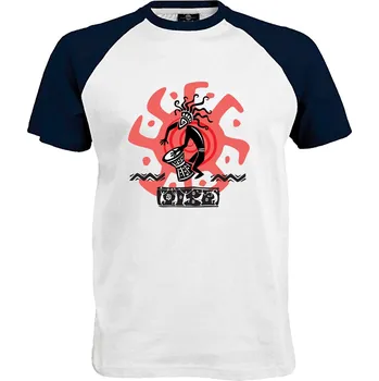 Pánské tričko Tričko Bubnový tanec Druh: Pánské, Barva: Navy | Bílá, Velikost: S