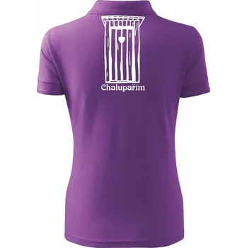 Kadibudka - Chalupařím - Polokošile dámská Pique Polo - 3XL ( Fialová )