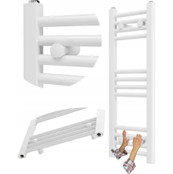 Radiátor Koupelnový radiátor vodní Granitan 224 W 300 x 800 mm bílý