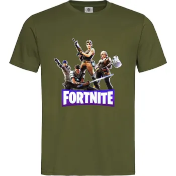 Pánská móda Tričko Fortnite Druh: Pánské, Barva: Khaki, Velikost: S