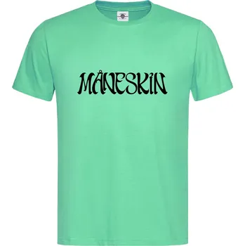 Pánské tričko Tričko Maneskin Druh: Pánské, Barva: Světle Zelená, Velikost: XL