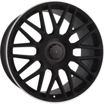 Alu kolo Alu kola Racing Line FE230, 20x9.5 5x112 ET38, černá matná + leštěný límec (zátěžová)