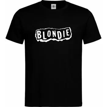 Pánské tričko Tričko Blondie Druh: Pánské, Barva: Černá, Velikost: M