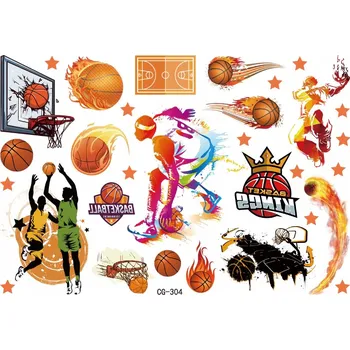Tetování Dočasné tetování s BASKETBAL pro děti CG304