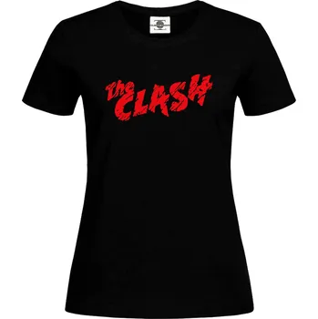 Dámské tričko Tričko The Clash Druh: Dámské, Barva: Černá, Velikost: S