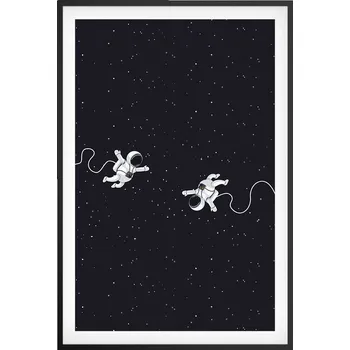 Obraz Obraz plakát v černém rámu do obýváku 61x91 abstrakce plakáty na zeď