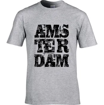 Pánské tričko Tričko Amsterdam Druh: Dětské, Barva: Šedá, Velikost: S