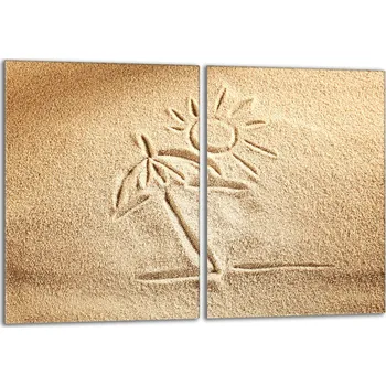 Kuchyňské prkénko Krájecí deska TMK ArtDeko sklo 2 ks