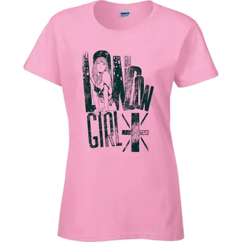 Pánské tričko Tričko London Girl Druh: Dětské, Barva: Žlutá, Velikost: S