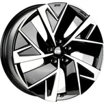 Alu kola CMS C32, 19x7.5 5x112 ET50, černá + leštění (zátěžová)