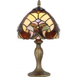 Stolní lampa Dárek hnědá béžová E14 40 W, styl glamour