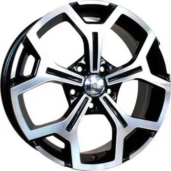 Alu kolo Alu kola Racing Line B5409, 17x6.5 5x114.3 ET50, černá + leštění