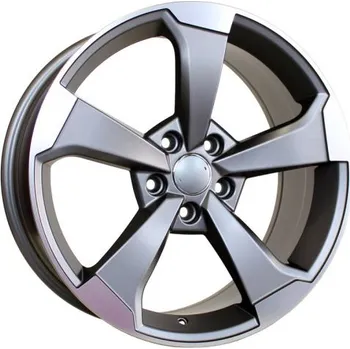 Alu kolo Alu kola Racing Line XE351, 20x9 5x112 ET35, šedivá matná + leštění