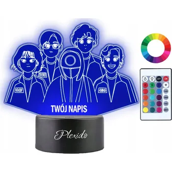 Lampička Noční lampa Plexido vícebarevná