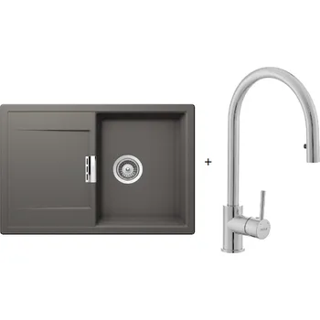 Vodovodní baterie Set dřezu Schock a baterie SIKO SETSCHOCK14