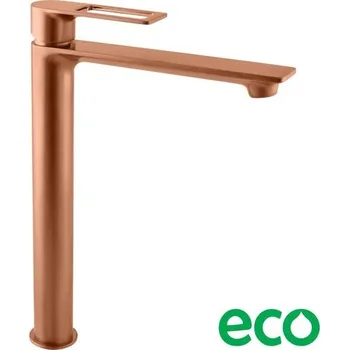 Vysoká umyvadlová baterie RAV SLEZÁK Nil bez výpusti kartáčovaná zlatá růžová NL230.5ZRK