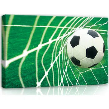 Obraz OBRAZ NA PLÁTNĚ CANVAS 60x40 FOTBAL BRANKA
