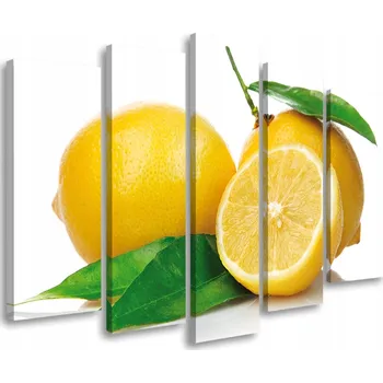 Obraz OBRAZ TRYPTYCH Ovoce Citrony 100x70