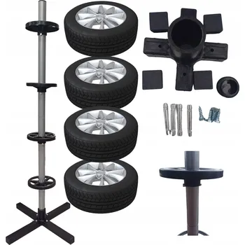 stojan na kolo Stojan na kola / ráfky – hliníkové, ocelové – do garáže, kovový, robustní