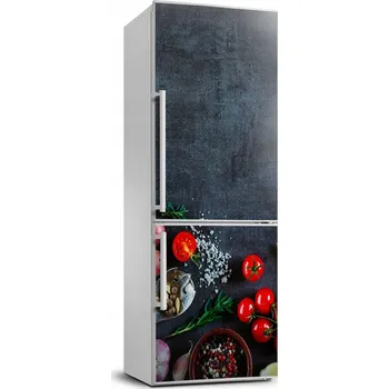 Fototapeta Samolepka na ledničku samolepící Zelenina a koření