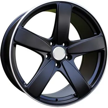 Alu kolo Alu kola Racing Line FE023, 21x10 5x130 ET50, černá matná + leštěný límec (zátěžová)