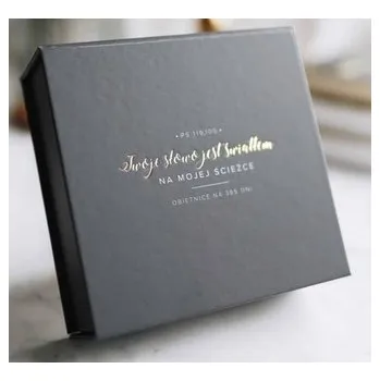 Pudełko - Obietnice na 365 dni szare