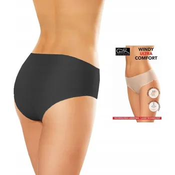 Kalhotky GATTA Kalhotky WINDY COMFORT bezešvé ČERNÉ S