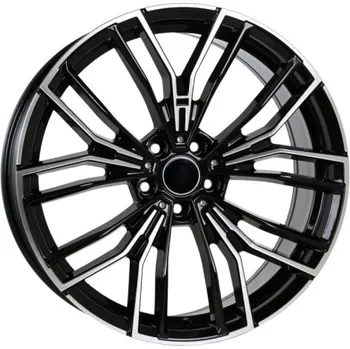 Disk Alu kola Racing Line B5964, 20x8 5x112 ET30, černá + leštění (zátěžová)