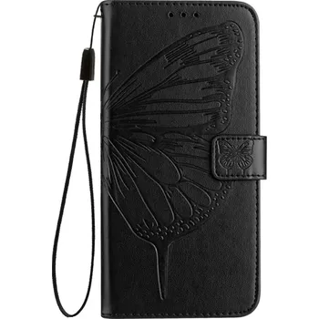 Příslušenství pro tablet VSECHNONAMOBIL 91494 ART BUTTERFLY Peněženkový obal pro TCL 505 černý