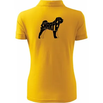 Šarpej - Polokošile dámská Pique Polo - XS ( Žlutá )