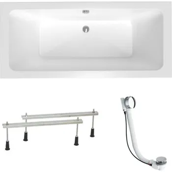 Vana Obdélníková vana Laguna Nora Plus 180x80 cm akrylát levá i pravá SIKONO1800AN