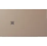 Sprchová vanička obdélníková Polysan Treneca 150x90 cm litý mramor béžová 84310.81