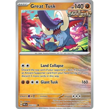 Sběratelská karetní hra Great Tusk 055/131 - Prismatic Evolutions Typ karty: Non-Holo