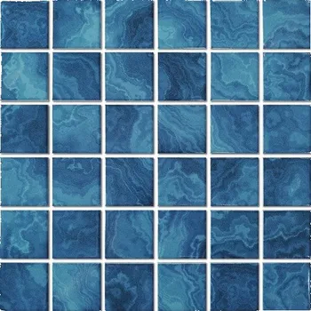 Obklad Keramická mozaika Premium Mosaic tyrkys 31x31 cm mat MOSBH5M